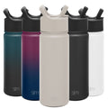 Simple Modern Summit Water Bottle Straw Lid Vacuum Insulated Stainless Steel Bottle | 18 fl oz