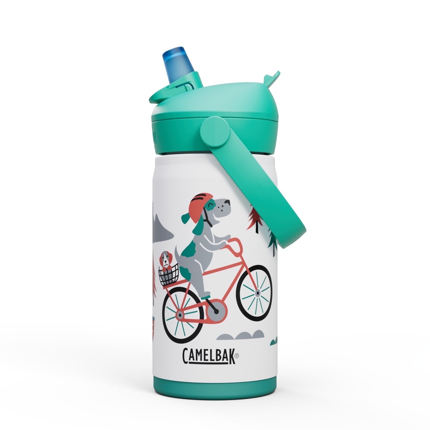 Camelbak Thrive™ Flip Straw Kids Stainless 12oz Water Bottle, Dino Jam